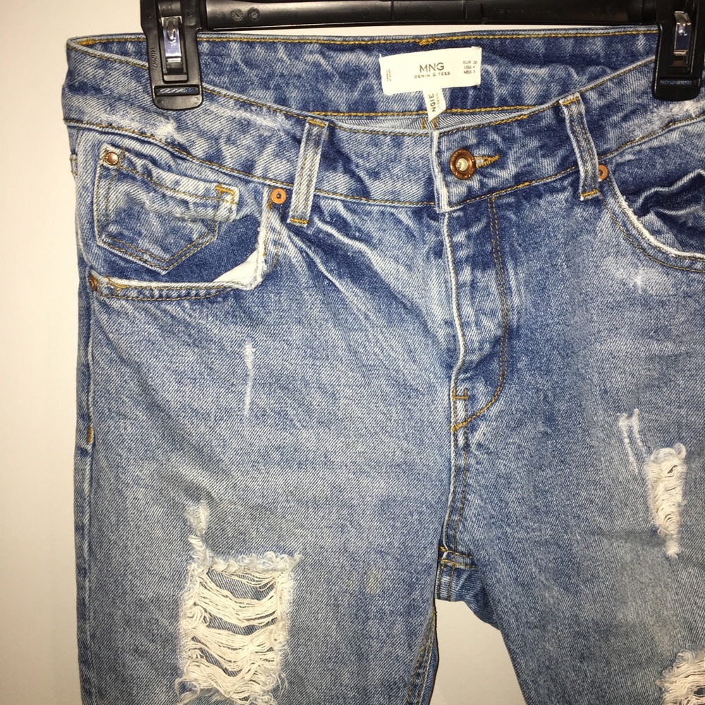H&M ripped denim jeans